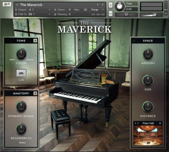 钢琴音色Native Instruments The Maverick v1.2 KONTAKT音源