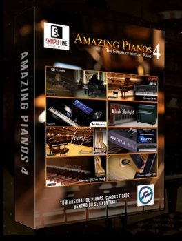 虚拟钢琴音源Sample Line Amazing Pianos 4 KONTAKT
