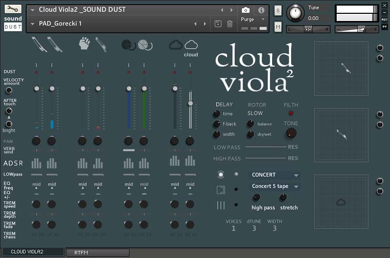古典弦乐音源Sound Dust Cloud Viola 2 KONTAKT